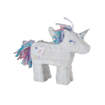 MINI PINATA DECORATIVE LICORNE (17cm de haut)