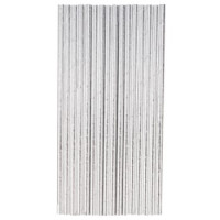 20 PAILLES CARTON ARGENT METALLISE 19,5CM