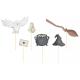 SET DE 6 DECORATIONS APPRENTI SORCIER POUR GATEAU (20cm)