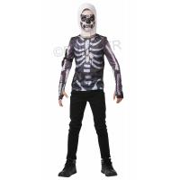 COSTUME FORTNITE SKULL TROOPER TOP+CAGOULE ADO T.XL (140cm)