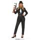 COSTUME GANGSTER FEMME TAILLE 36-38