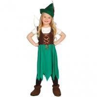 COSTUME ROBIN DES BOIS FILLE 5/6ANS