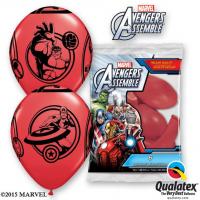 BALLON LATEX AVENGERS 28cm X6