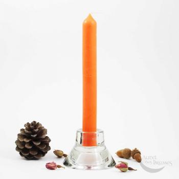 BOUGIE ANTIQUE ORANGE X1 24CM