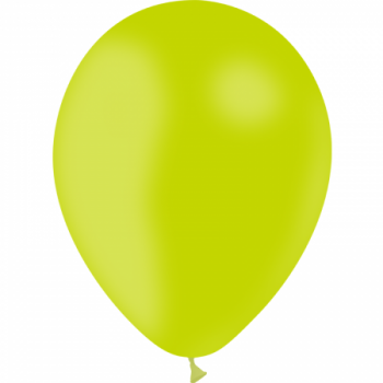 BALLON STD LATEX 10"25CM VERT LIMETTE X100