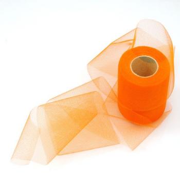 TULLE ORANGE 8CMX20M