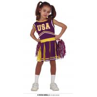 COSTUME POMPOM GIRL 3-4 ANS