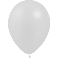 BALLONS LATEX METAL ARGENT 12"28CM X50