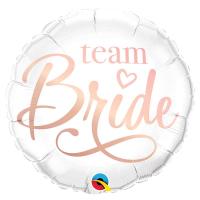 BALLON ALU ROND TEAM BRIDE 18"46CM