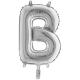 BALLON ALU LETTRE B ARGENT 14" 36CM