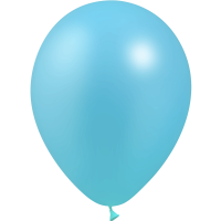 BALLONS LATEX METAL CIEL 12"28CM X50