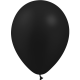 BALLONS LATEX METAL NOIR 12" 28CM X50