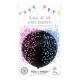 BALLON NOIR 40CM FILLE OU GARCON + 2 SACHETS DE CONFETTIS ROSE + BLEU