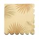 SERVIETTES EXOTIQUE MOOD SABLE, CAMEL ET OR 33X33XM  X16