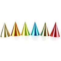 CHAPEAUX POINTUS METAL MULTICOLORS X6