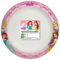 ASSIETTE CARTON PRINCESS DREAMING 24CM X8