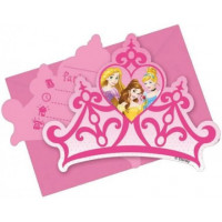 INVITATIONS + ENV PRINCESS DREAMING X6