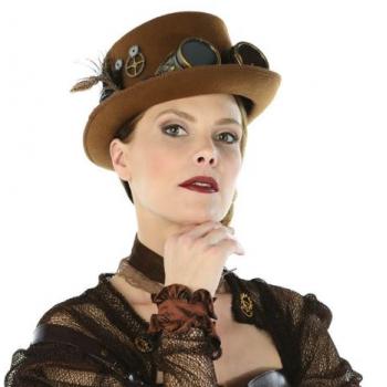 CHAPEAU STEAM MARRON