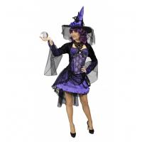 COSTUME MORGANE - NOIR ET VIOLET T.44-46