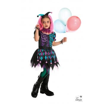 COSTUME CLOWN SQUELETTE 7/9 ANS