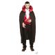 COSTUME VAMPIRE ADULTE NOIR ET ROUGE T.L/XL