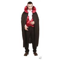 COSTUME VAMPIRE ADULTE NOIR ET ROUGE T.L/XL