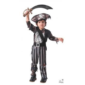 COSTUME PIRATE SQUELETTE 1/2 ANS