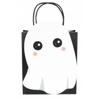 SACS CHASSE AUX BONBONS SWEETY GHOST X4 (19x22cm)