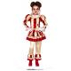 COSTUME CLOWN RAYE FILLE 5-6 ANS