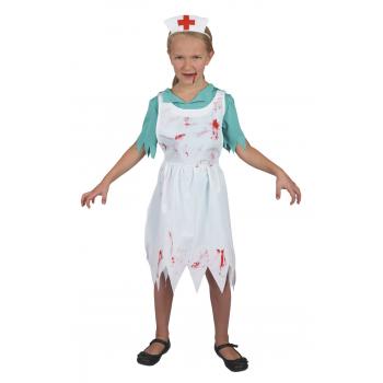 COSTUME INFIRMIERE ZOMBIE 10/12 ANS