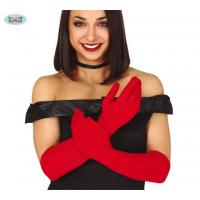 PAIRE DE GANTS ROUGE 45CM