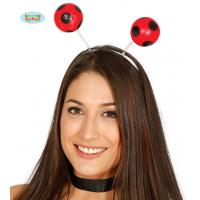 DIADEME BOULES COCCINELLE