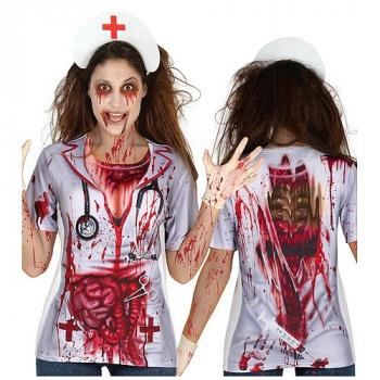 T-SHIRT INFIRMIERE ZOMBIE