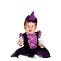 COSTUME SORCIERE VIOLETTE BEBE 6-12 MOIS