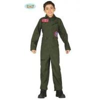 COSTUME AVIATEUR TOP GUN 10/12ANS