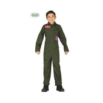 COSTUME AVIATEUR TOP GUN 10/12ANS