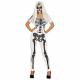 COSTUME SQUELETTE FEMME BLANC TAILLE S (36-38)