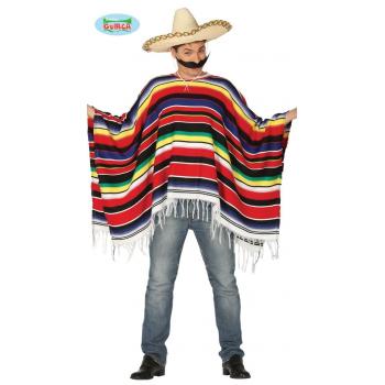 PONCHO MEXICAIN ADULTE