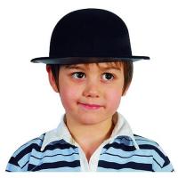 CHAPEAU MELON NOIR ENFANT