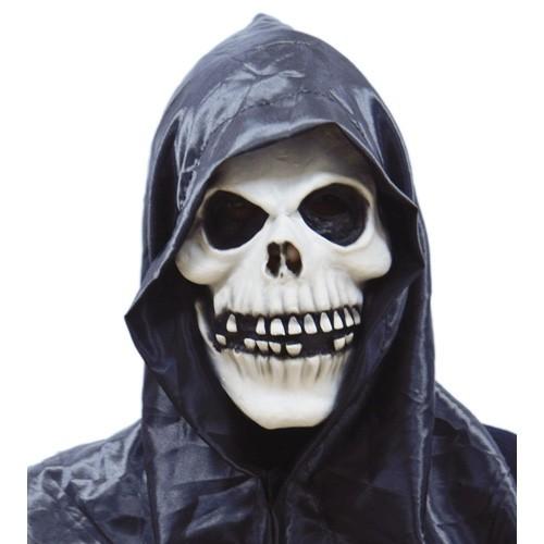 Masque tete de mort avec capuche - Halloween - Décoration-Fête