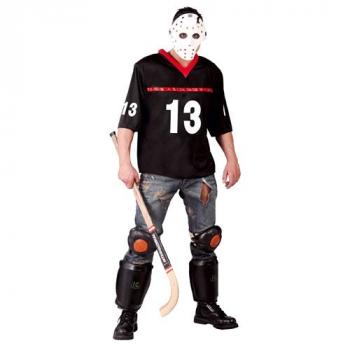 DEGUISEMENT JOUEUR DE HOCKEY TUNIQUE + MASQUE