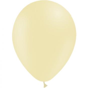 BALLON LATEX 12"30CM PASTEL MATTE JAUNE X10