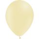 BALLON LATEX PASTEL MATTE 5"13CM JAUNE X25