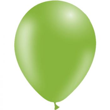 BALLON LATEX STD 12"30CM VERT POMME X10