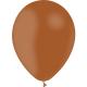 BALLON LATEX STD 12"30CM MARRON X10