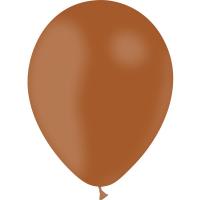 BALLON LATEX STD 12"30CM MARRON X10