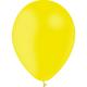 BALLON STD LATEX 10"25CM JAUNE CITRON X100