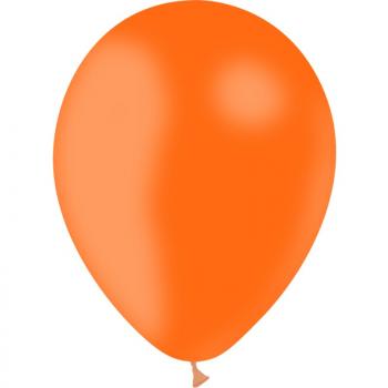 BALLON STD LATEX 11"28CM ORANGE X100