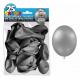 BALLON METAL 10"25CM ARGENT X100