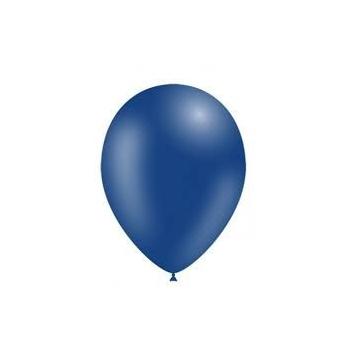 BALLON LATEX STD 28CM BLEU MARINE X50